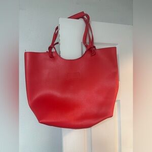 Neiman Marcus Red Tote Bag